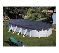 GRE CIPROV731P - Bâche d'hiver Premium pour piscines ovales de 730x375 cm, épaisseur 180 g/m². Couleur Noire