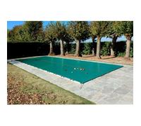 Bâche d'Hivernage - Direct Usine - 550 g/m² - Verte - 8,70 x 4,70 m - Pour Piscine 8 x 4 m