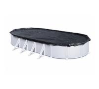 Gre – Bâche d'hivernage pour piscine acier ovale 9,30x5,60 m (pour 8,00x4,70 m ou huit 7,10x4,75 m)