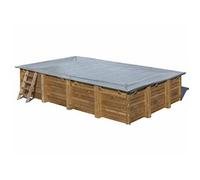 Bâche d'hivernage pour piscine bois rectangulaire Lemon 3,75 x 2,00 m - Gré