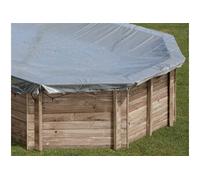 Gre Housse d'hivernage pour piscine ronde gris Ø 335 cm