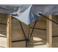 Bâche d’hivernage pour piscine bois Sunbay hexagonale Modèle - Lili II 2,80m et Lili 2,95m hexagonale