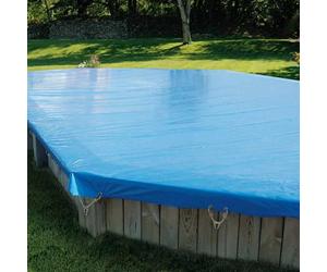 Bâche d'hivernage pour piscine bois Sunbay rectangulaire et carrée - City 2,25 x 2,25m carrée