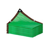 Bâche d'ombrage d'extérieur 5 x 10 m en tissu occultant coupe-vent avec œillets, protection UV 70 % à 80 %, idéale pour jardin, piscine, pergola et cloison.