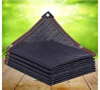 Bâche d'ombrage pour plantes de voile d'ombrage tissu filet d'ombrage voile d'ombrage rectangulaire multifonctionnelle, maille d'ombrage respirante pour jardin pergola plante balcon cour, noir-5 x 6 m