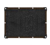 Bâche d'ombrage robuste en maille avec œillets pour un taux d'ombrage de 70 % - Idéale pour les serres, l'utilisation en extérieur et les pergolas