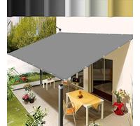 Bâche Dombrages 2.6 x 10 m Protection 95% UV Filet Protection Solaire Respirant pour Patio Jardin, Terrasse,Extérieur, Gris Clair