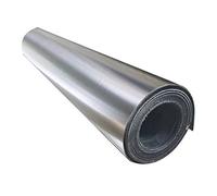 Bâche en caoutchouc EPDM noir de 0,35 mm d'épaisseur - Bâche en caoutchouc durable et résistante à la déchirure pour étang à poissons extérieur, 3 x 6 m / 9.84x19.7ft, imperméable, flexible, résistant