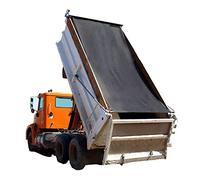 Bâche en Maille pour Camion à Benne basculante de 2,4 x 4,9 m - Housse Robuste avec Poche de 15,2 cm - Sangle renforcée à Double Point à Aiguille, Anti-Rouille, œillets en Laiton Plus épais