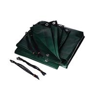 Bâche en PE renforcée 3x6m, 260g/m², avec 4 Cordes de Fixation, œillets en Aluminium Tous Les 50cm, Coins et Bords renforcés - Imperméable, indéchirable, UV stabilisée, Étanche