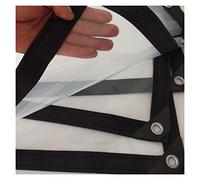 Bâche en Plastique Transparent, Bâche de Protection PE PVC, Grande Exterieur Couverture imperméable, Bâche armée Armee avec oeillets pour Mobilier de Jardin, Bois, Piscine et Voiture (Size : 2.4×5m)