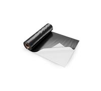 VEVOR Bâche en plastique très résistante, 0,15 mm, rouleau de bâche en polyéthylène épais, 3,05 x 30,48 m, bâche de protection peinture, pour pare-vapeur de vide sanitaire, double face noir et blanc
