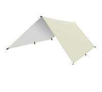 Bâche en polyester enduite de PU | Abri de pluie for hamac de camping multicolore 3x3-5m : bâche d'urgence(Beige,3 x 3.0m)