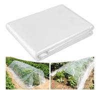 Bâche en polyéthylène robuste - 2 x 12 m - Extra épaisse - Imperméable et anti-poussière - Film PE pour jardinage, serre, isolation du bâtiment et protection contre les gravats - 2 x 12 m