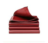 Bâche en PVC | Couverture extérieure multicolore de plusieurs tailles : for tente, belvédère, auvent(Wine Red,2x1.5m)