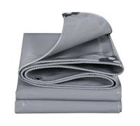 Bâche en PVC imperméable et robuste avec œillets - Bâche en vinyle résistante aux déchirures pour housses de camion, abris d'extérieur, protection d'équipement - Bâche polyvalente
