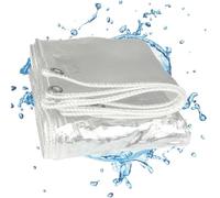 Bâche en PVC imperméable très épaisse et durable avec œillets améliorés, parfaite pour une utilisation en extérieur, les serres de camping et une protection robuste