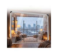 Bâche en PVC Transparent Robuste avec Fermeture à Glissière, bâche Transparente imperméable résistante aux UV, Housse de Pluie Pliable Tous Temps