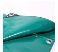 Bâche en PVC - Vert - 650 g/m² - Épaisseur - Imperméable - Avec œillets - 4 x 7 m