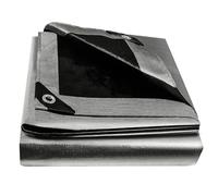 Bâche en tissu 180 g/m² - 3 m x 3 m - Imperméable - Avec œillets - Bâche de protection - Bâche de bateau - Bâche en bois pour meubles de jardin, piscine, trampoline, toit