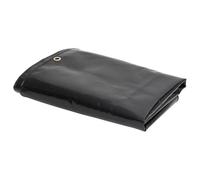 Bâche en toile avec revêtement en PVC - 650 g/m² - 3,5 x 2,5 m - Noir - Imperméable et indéchirable - Avec œillets et renfort des bords - Pour jardin, camping, voiture, bateau, extérieur