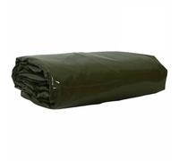 Bâche en toile avec revêtement en PVC - 650 g/m² - Vert olive - 1 x 2,5 m - Imperméable, indéchirable et résistante aux intempéries - Avec œillets et renfort des bords - Pour jardin, voiture, bateau