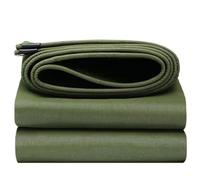 Bâche en Toile imperméable, 600 g/m², Extra résistante, en Tissu Oxford, idéale pour Le renforcement des Bords de toitures, Le Camping, Les terrasses, Les piscines et Les Bateaux - Verte (1