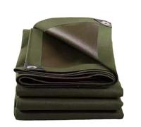 Bâche en toile imperméable extra épaisse avec œillets - Housse d'extérieur pour réparation de toit, atelier, remorque, tapis de sol et protection robuste