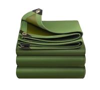 Bâche en toile imperméable robuste avec bords ourlés - Tapis de sol polyvalent pour outils de jardin, protection de toit, housse de camion, abris de camping, cour et utilisation industrielle