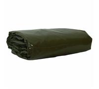 vidaXL Bâche 650 g/m² Vert olive 4 x 4 m Toile avec revêtement PVC