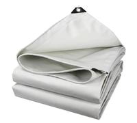 Bâche en Toile Robuste et résistante aux intempéries, Polyvalente et adaptée au renforcement des Bords de toitures, au Camping, aux terrasses, aux piscines, aux Bateaux et à la Protection de