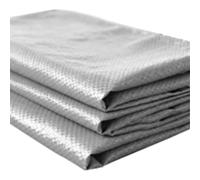 Bâche Étanche 360 x 760 cm Résistante à La Déchirure Âche Industrielle Taille et Couleur Personnalisable pour Jardin, Piscine, Argent