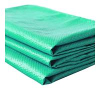 Bâche Étanche 390 x 590 cm Résistante à La Déchirure Âche Industrielle Taille et Couleur Personnalisable pour Jardin, Piscine, Vert