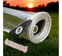 Bâche Étanche Transparente 105 x 150 cm 400G M², Imperméable, Indéchirable, Résistante à La Pluie Bâche Transparentes Exterieur pour Serre Pergola Camping Jardin Plantes, A