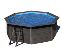 Bâche été à bulles 400 µ pour piscines composites 6,64 x 3,86m