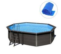 Gre Bâche d'été pour piscine ovale Multicolore 478 x 338 cm