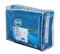 Bâche été piscine hors sol - GRE - Ovale - 485 x 335 cm - 180 microns - Protection piscine