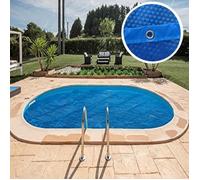 Bâche été rectangulaire GRE pour piscine enterrée acier 900x500cm 180 microns