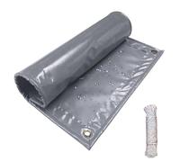 Bache Exterieur Impermeable 100 x 150 cm Résistant à La Poussière, Bâche de Remorque Bâche de Jardin avec Coins Renforcés, pour Bois, Meubles, Jardin, Voitures, Gris