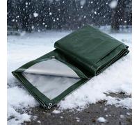 Bache Exterieur Impermeable 120 x 450 cm en PE 160G/M², Lourde et Résistante, Indéchirable, Anti UV, Intempéries Bâche de Remorque, Bâches Industrielle avec Oeillets pour Jardin, Exterieur, Vert