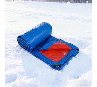 Bache Exterieur Impermeable 120 x 450 cm en PE 160G/M², Lourde et Résistante, Indéchirable, Anti UV, Intempéries Bâche de Remorque, Bâches Industrielle avec Oeillets pour Jardin, Exterieur, Bleu