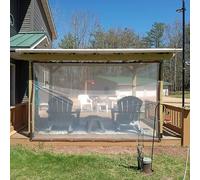 Bache Exterieur Impermeable 140 x 175 cm Imperméable à La Pluie, Isolation Plantes Résistant à La Poussière Bache Transparentes Exterieur pour Serre Pergola Camping, Couleur Transparente