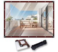 Bache Exterieur Impermeable 75 x 330 cm, Utilisable, Résistante à La Pluie, Isolation des Plantes, Poussière, Bâches de Protection Étanche avec Œillets Corde pour Meuble,Jardin, A