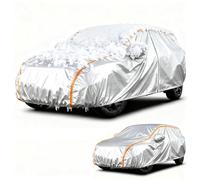 Bâche Extérieure de Protection pour Renault Captur 2,Housse Voiture Anti Givre Respirante Contre Pluie Anti-Neige Soleil Poussière,Fermeture éclair Latérale-Argent