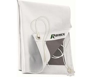 Bâche grise PVC 4x5 m 300 g/m2 - PRB30004X05