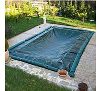 Bâche hiver avec boudins RECTANGULAIRES 10x4m - 210gmq