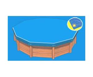 Bâche hiver Eco bleue compatible piscine Waterclip Siayan