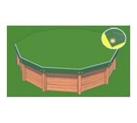 Bâche hiver Eco verte compatible piscine Ubbink Linéa 500x1100