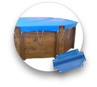 Bâche hiver Piscine en bois octo RG 4 : 4.00 x 2.94 m
