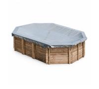 Bâche hiver piscine Sunbay Ananas Ø 428 cm